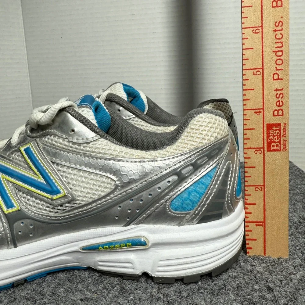 New Balance 480 Womens 11 Running Sneakers Silver Blue ABZORB Made in USA